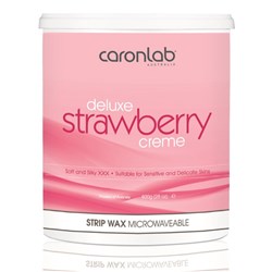Deluxe Strawberry Creme Strip Wax Microwave To Pot